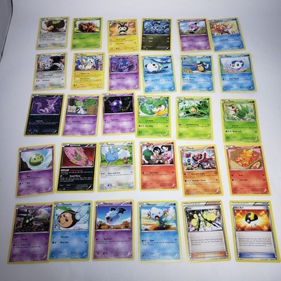 Lot of 30 Pokemon 2013 TCG Trading Cards All Unique Pokemon Cards (Set K) |  eBay
