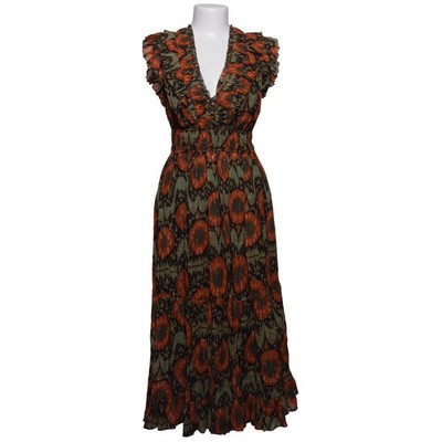 Ulla Johnson, Maxikleid, Größe: 34, Grün/Orange/Mehrfarbig #UTk