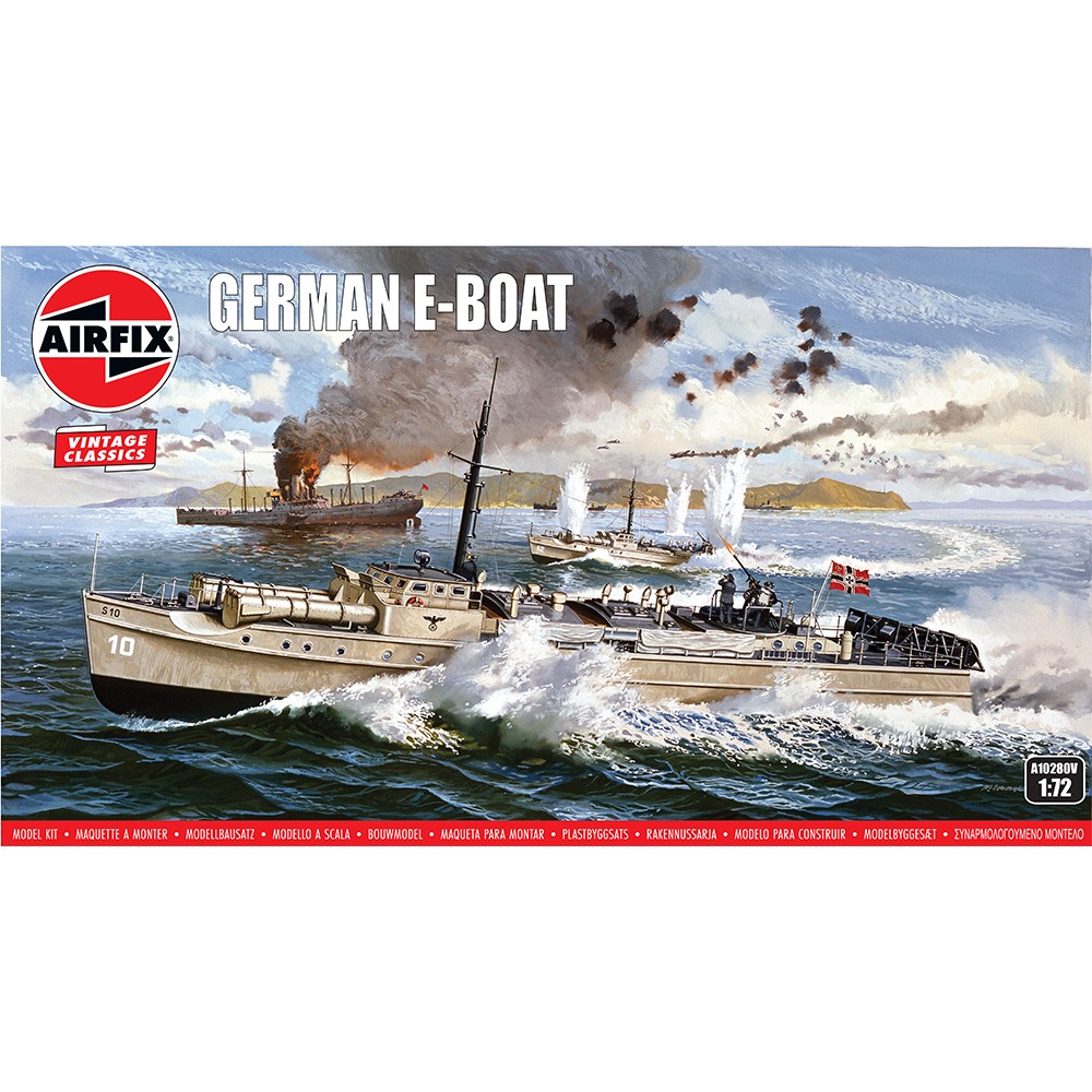 Airfix A10280V German E-Boat Other 1:72 Scale Model Kit Ships Classic Vintage - Image 3