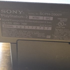Sony PlayStation 2 Ps2 Fat SCPH-39001 Console Only - UNTESTED free SHIPPING