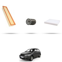 Hoffcar Wartungskit - 3 Filter FüR Fiat Punto Iii 1.2 8V 49KW Ab 2014