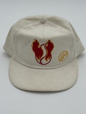 Vintage Phoenix Firebirds Baseball Cap White Corduroy Snapback MiLB AAA PCL 90s