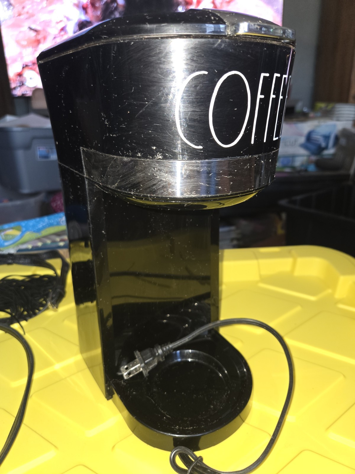 With The Word "coffee" Printed On The Front