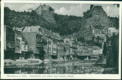 Ansichtskarte Oberstein a.d. Nahe Felsenkirche Schloß (Nr.9800)