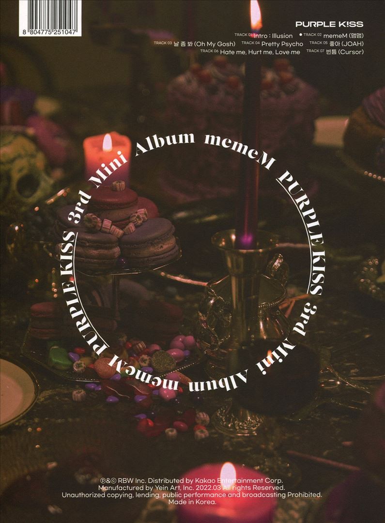 PURPLE KISS MEMEM New Album CD K-Pop Release