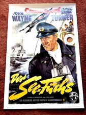 Der See-Fuchs Filmplakat Poster, John Wayne, Lana Turner, Reprint