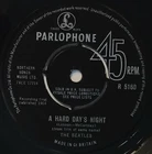 The Beatles A Hard Day's Night 7" Single (1964) Parlophone R 5160