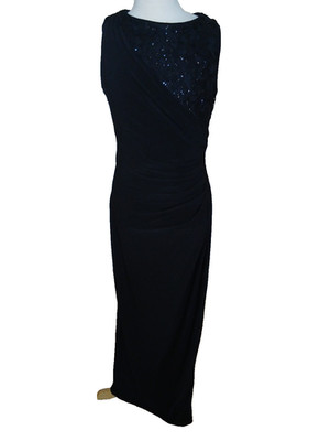 R&M Richards Petite Sequin Gown   Size 8P   Excellent Condition
