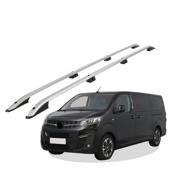 Dachreling Passend FüR Opel Zafira Life L2 Mittel (Mwb) Baujahr Ab 2019 Grau-image