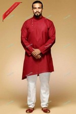 Mens Kurta Traditional Wear Cotton Ethnic Shirt Mens Kurta Shirt tunic Kurta