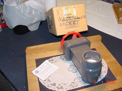 Spears 2012-030 Gate Valve PVC 3 Inch Socket Connection, Handwheel Actuator NEW!
