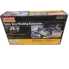 Craftsman Professional Table Saw Routing Extension 25351 New in Open Box USA
