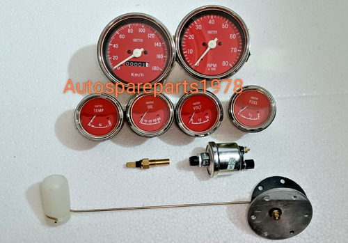 Kit Contagiri + Misuratori Per Trattore Massey Ferguson | Temperatura, Pressione Olio, Volt, Carburante