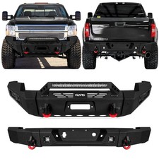 Vijay Front Rear Bumper For 2007-2010 Chevy Silverado 25003500 With Ledlights Vijay Front Rear Bumper For 2007-2010 Chevy Silverado 25003500 With Ledlights