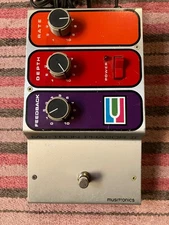 Vintage 70's Mutron Phasor II Guitar Phase Pedal Musitronics Mu-Tron Serviced
