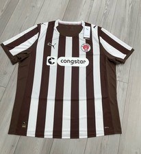 Puma FC St. Pauli 25/26 Home Soccer Jersey Men’s 2XL Brown White NWT 783063-01