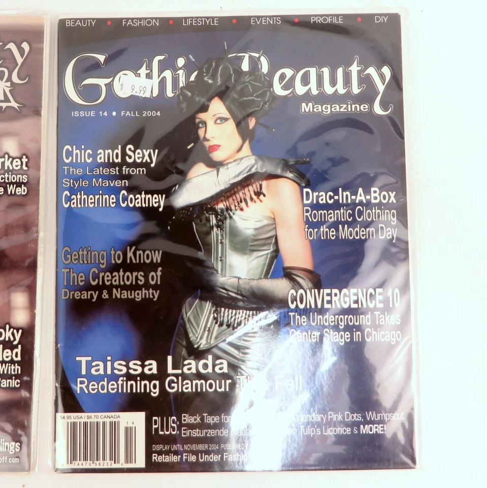 Lot of 2 GOTHIC BEAUTY MAGAZINES #8, 14 Great Shape 2004 RARE - Image 3 of 3