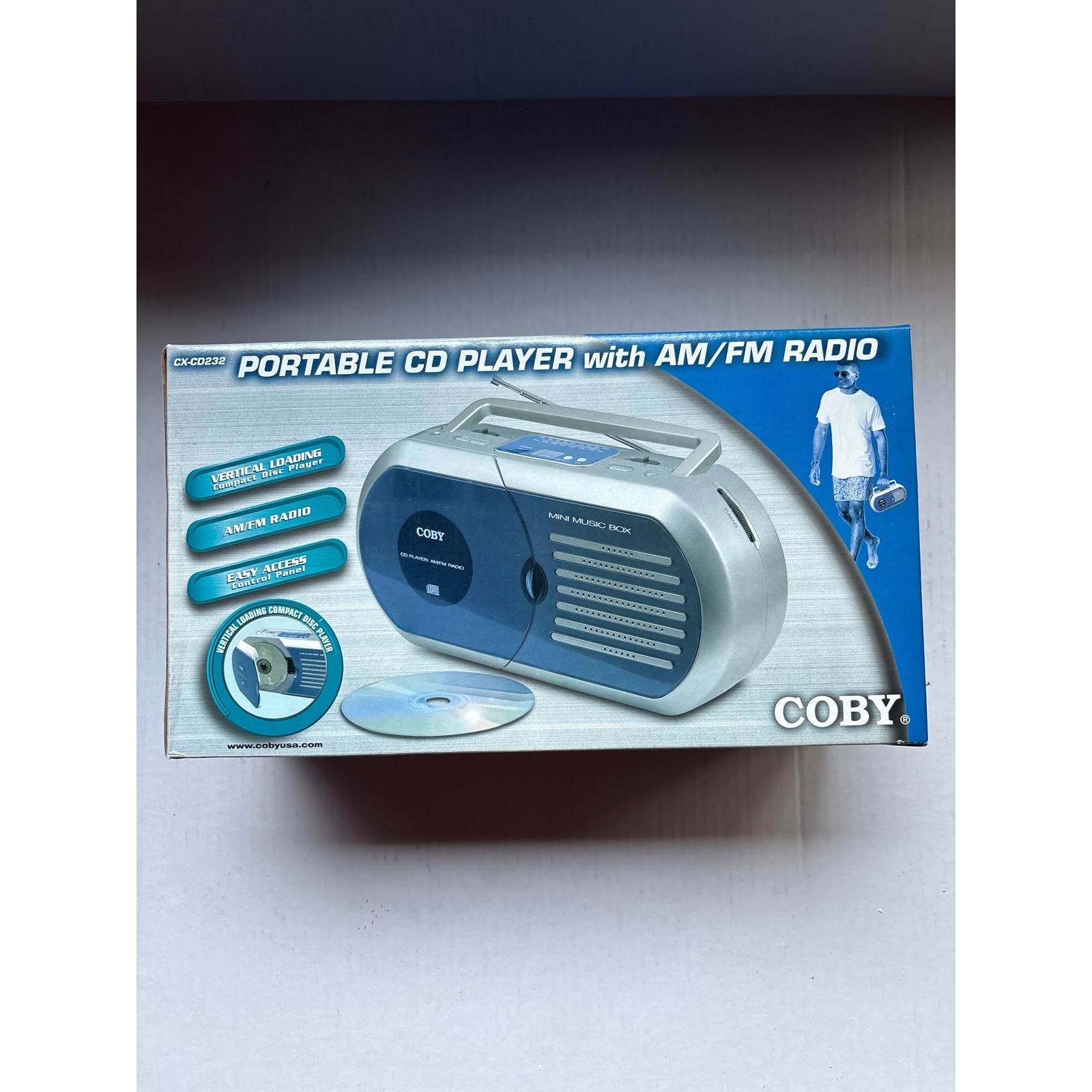 With Am/fm Radio Mini Music Box New In Box