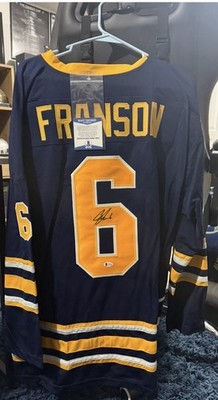 Cody Franson Signed Original Buffalo Sabres Hockey Jersey #6 with COA