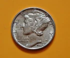 1940 D Mercury Dime Full bands 90% Silver Looks Great!!