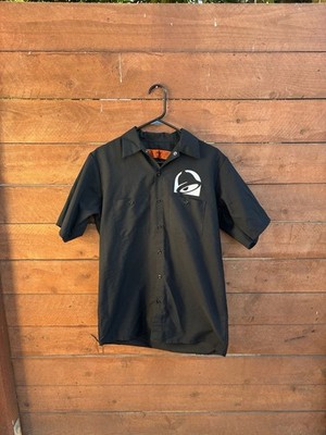 Red Kap Taco Bell Official Team Uniform Short Sleeve Work Shirt