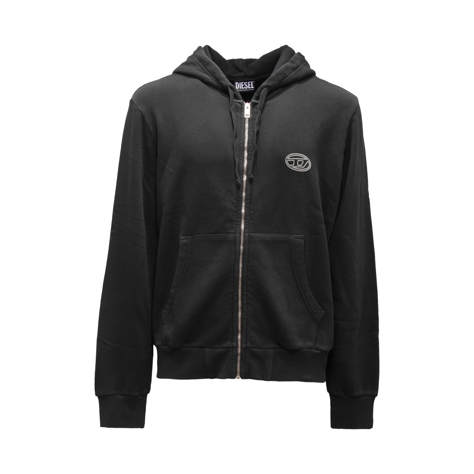 3663AQ мужская толстовка felpa uomo DIESEL черный