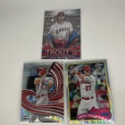 2025 Topps & Bowman Chrome Mike Trout Angels MLB Baseball Card Lot - 3 Cards