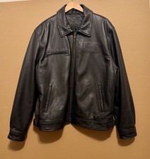 Vintage Harley-Davidson 100th Anniversary Leather Jacket Men&rsquo;s XL Great Shape!