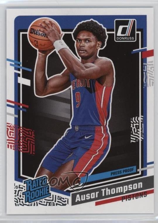 2023-24 Panini Donruss Rated Rookie Silver Press Proof Ausar Thompson #228 uk2