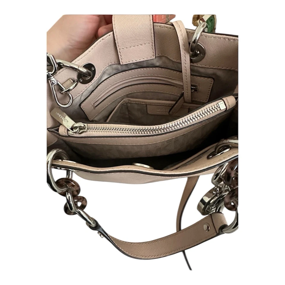 Bandolera MICHAEL KORS Cynthia Convertible Bolso Rubor Doble Cadena Asas Foto 3 de 4