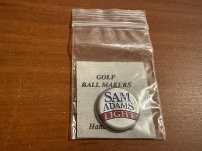 Sam Adams Light Golf Ball Marker, Hand Crafted from a Bottle Cap