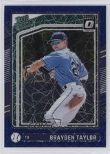 2024 Donruss Optic Rated Prospects Blue Velocity Prizm Brayden Taylor #171 0e29