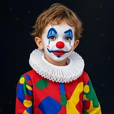 Elizabethan Decorative Detachable Necklace Ruffled Cape for Medieval Photo Props