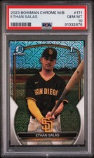 2023 Bowman Chrome Mega Box Ethan Salas PSA 10 GEM MT #BCP171 San Diego Padres