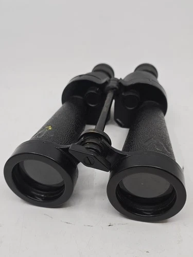 WW2 Barr & Stroud 7x CF41 Military Binoculars Leather Case - for Parts or Repair