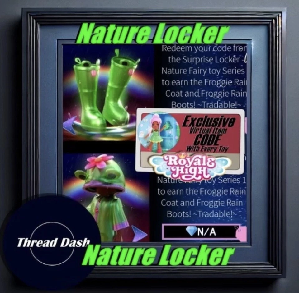 Roblox Royale High Nature Fairy Locker Code Sent in Ebay DM Fast