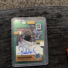 2022 Donruss Optic Rated Signatures Green Mojo Prizm #RRS-CA Rodolfo Castro #/88