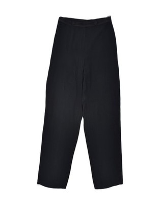 SUPERIOR Womens Pegged High Waist Casual Trousers IT 46 Large W28 L33 Black