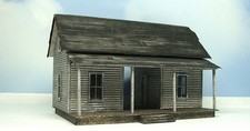 HO Scale Built Wood Model House