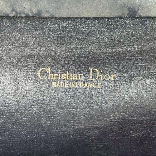 Christian Dior Trotter Vintage Chain Shoulder Bag Beige Black Women's Authentic - 第 19/24 張圖片