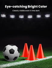 Soccer Cones 7 Inch 9 Inch 12 24 Pack Disc Sport Cones Training Field Marker