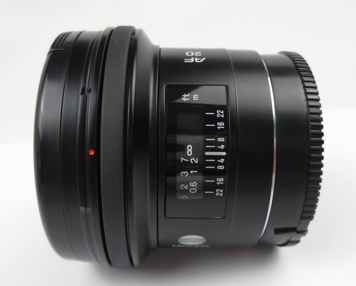 NEW* MINOLTA AF 20mm f/2.8 Sony Alpha Mount Wide Angle Lens NEW* MINOLTA AF 20mm f/2.8 Sony Alpha Mount Wide Angle Lens