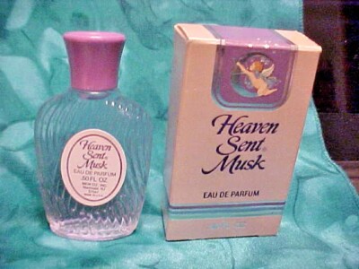 Vintage Heaven Sent Musk By MEM Eau De Parfum SPLASH DAB ON .50 FL OZ FULL W/BOX