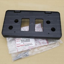75101-06030 GENUINE OEM FRONT LICENSE PLATE BRAKET HOLDER - CAMRY LE / XLE 14-17