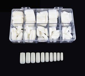 Ca 500 Nagel Tips Kunstliche Nagel Box Design Naturfarbe Nailart 10 Grossen Natur Ebay