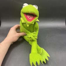 Vintage 1976 Fisher Price 850 Kermit the Frog 18 Stuffed Plush Doll Jim Henson