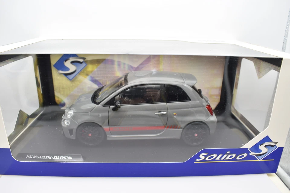 Modellino auto scala 1:18 Fiat 500 695 Abarth XSR diecast modellismo statico car - Immagine 4 di 4