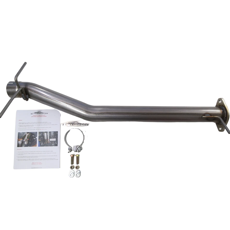 B2 Fab Hemi Exhaust retrofit muffler delete, Stainless *Fits 2019-2024 Ram 1500 - Image 2 of 3