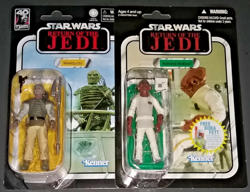 STAR WARS VINTAGE COLLECTION - 2010 ADMIRAL ACKBAR VC22 + WEEQUAY VC107 - ROTJ - Picture 2 of 8