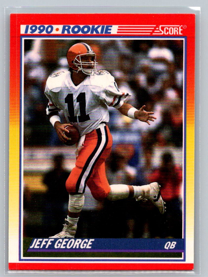 1990 Score Rookie RC #634 Jeff George Indianapolis Colts Football
